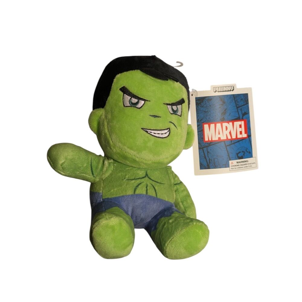 Kidrobot Phunny Marvel Green Hulk 8” Plush 2019 - New With Tags